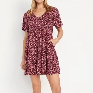Old Navy flower Patterned Mini Dress